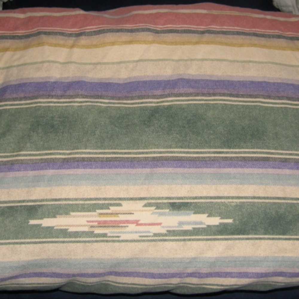 FRESHLY DRY-CLEANED King RALPH LAUREN Duvet Comforter Cover Desert Spring Serape